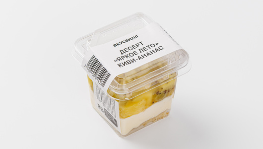 

Десерт ВкусВилл "Яркое-лето" "киви-ананас" 175 г