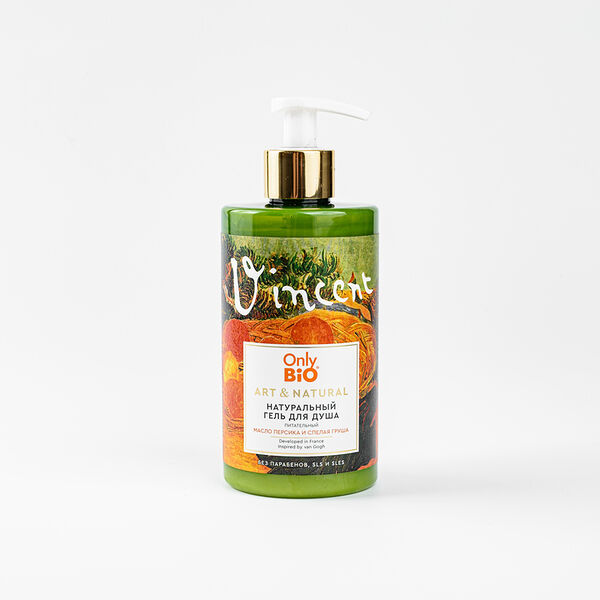 Гель для душа Масло персика и спелая груша Only Bio Art&Natural, 420 мл