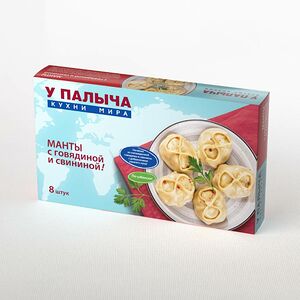 Манты с говядиной и свининой 440 г