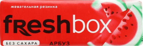 

Жевательная резинка Fresh Box Арбуз без сахара 12.65 г