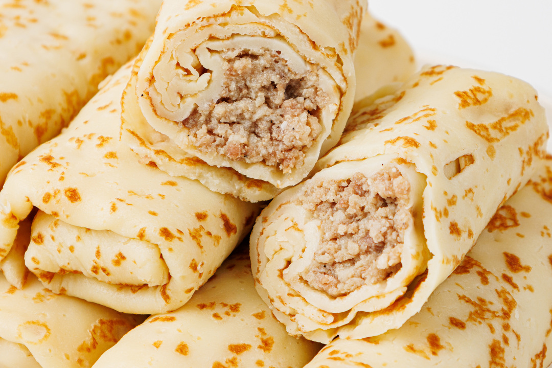

Блины ВкусВилл с мясом 7 шт 490 г