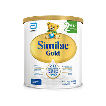 Смесь Similac Gold 2 с 2'-FL олигосахаридами для укрепления иммунитета, 6-12 месяцев