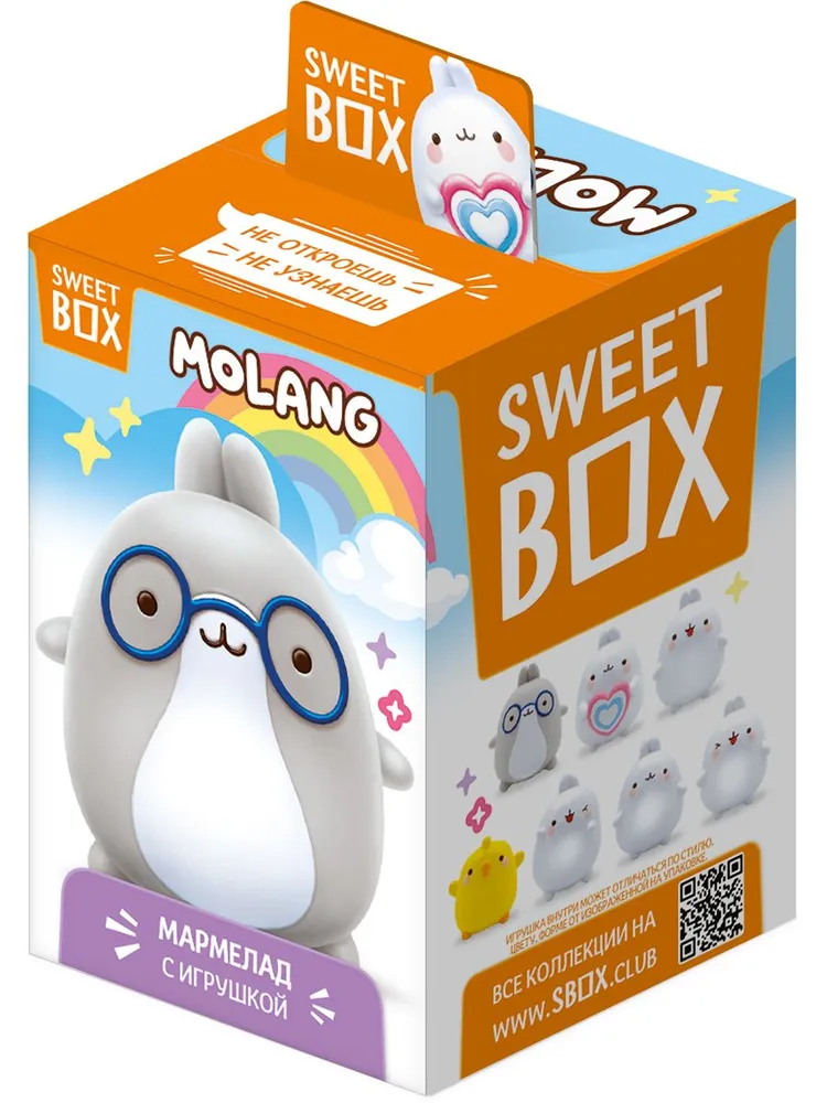 

Мармелад Sweet Box Molang в ассортименте 10 г 1 шт.