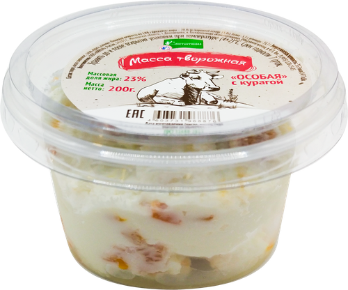 

Масса творожная Константиново Особая с курагой 23% 200 г