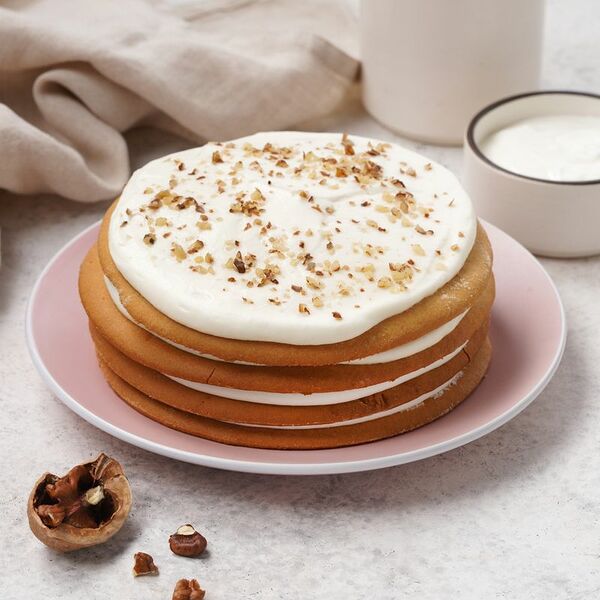 Торт Бабушкин Сметанник ручной работы