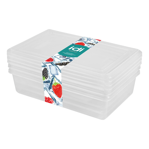 Комплект контейнеров для заморозки Idiland, 750 мл х 3 шт