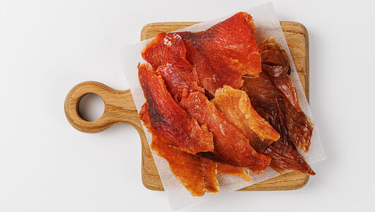 Слайсы из кеты вяленые