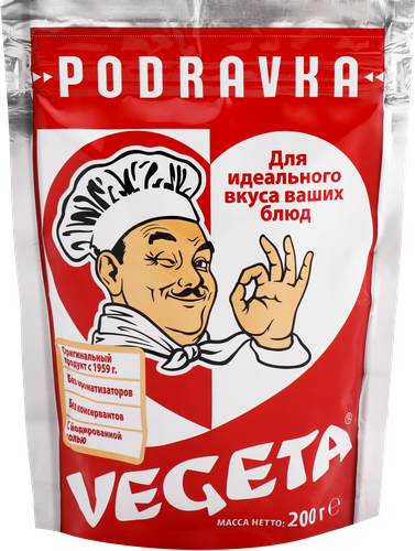 

Приправа Vegeta Универсальная с овощами, 200г