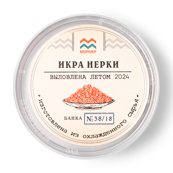 

Икра лососевая МорМер зернистая нерки, 200 г
