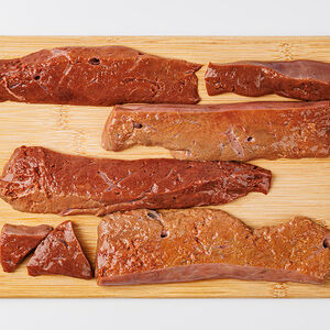 Печень говяжья (слайсы), замороженная(Продукт замороженный)