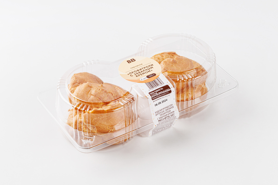 

Профитроли ВкусВилл с заварным кремом 160 г