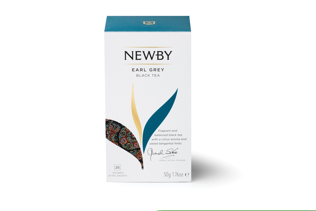 

Чай черный Newby Earl Grey в пакетиках, 25 шт.
