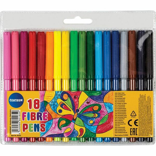 Фломастеры Centrum 80165, 18шт