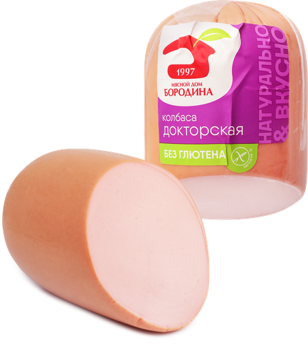 

Колбаса вареная Мясной дом Бородина Докторская без глютена 500 г