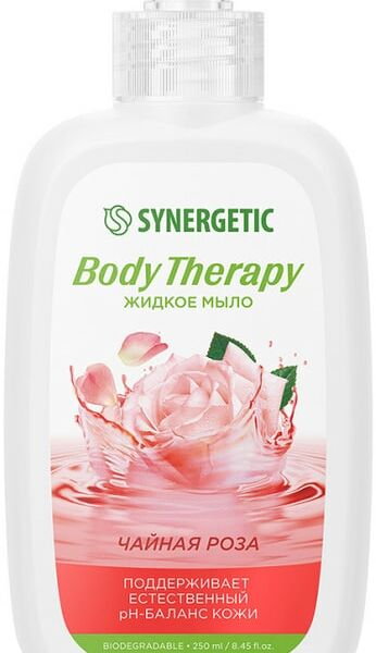 Жидкое мыло Synergetic Body therapy Чайная роза 250мл