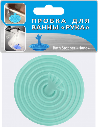 

Пробка для ванной Мультидом Пастель, цвет в ассортименте, Арт. VL34-11