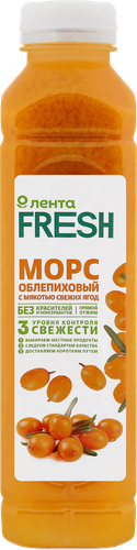 

Морс ЛЕНТА FRESH облепиховый 500 мл