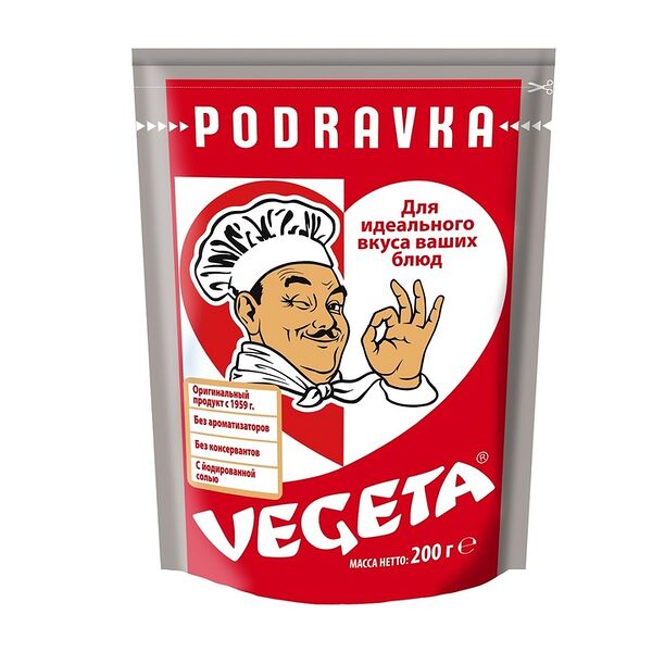Приправа Vegeta Универсальная с овощами, 200г