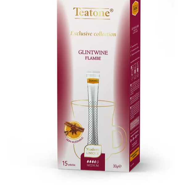 Чайный напиток Teatone пылающий глинтвейн стики 15х2 г