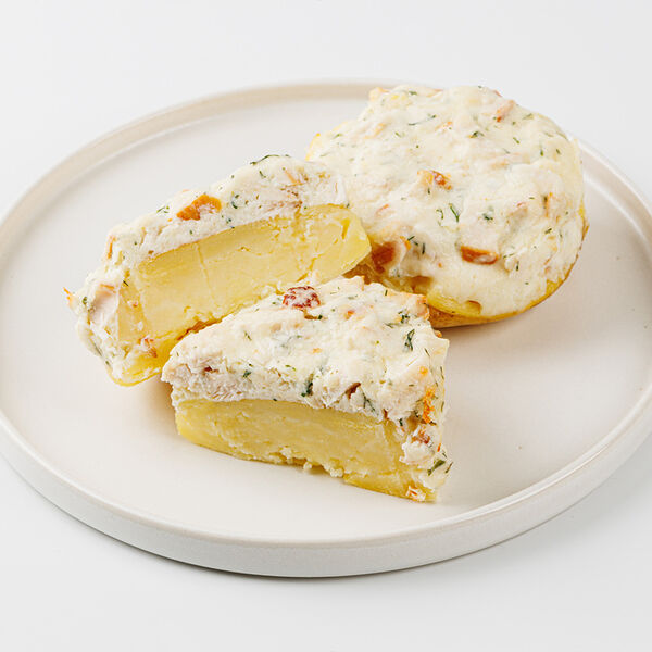 Картофель запеченный ВкусВилл Классика с курицей под сыром, 270 г