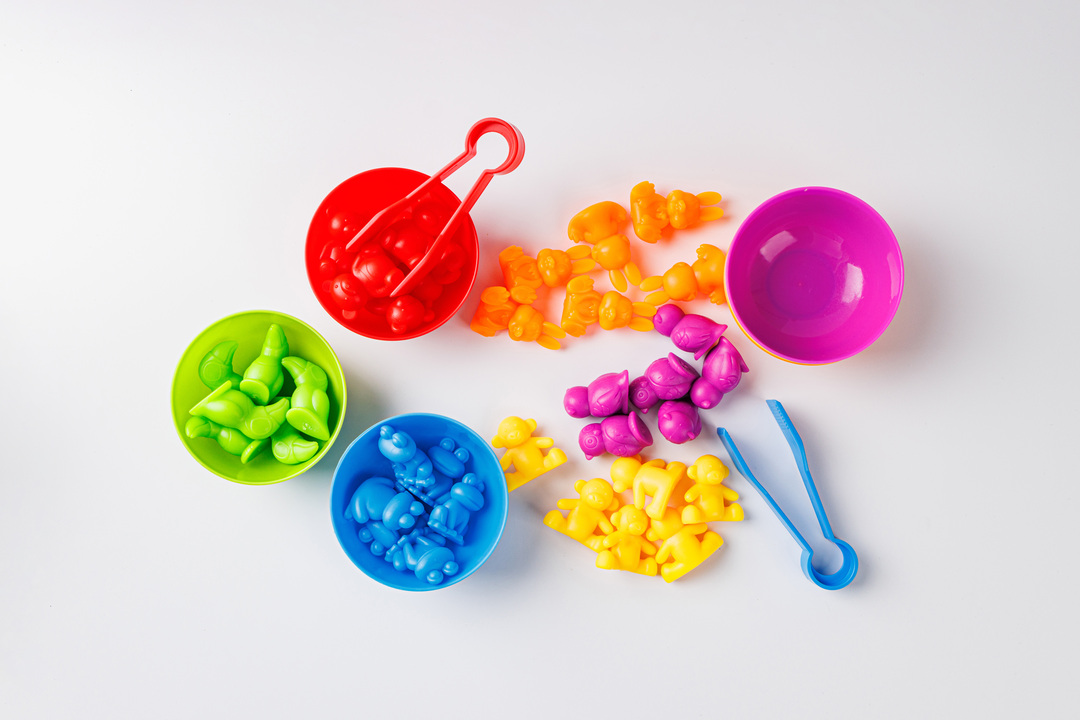 

Набор для сортировки по цветам Животные 3+