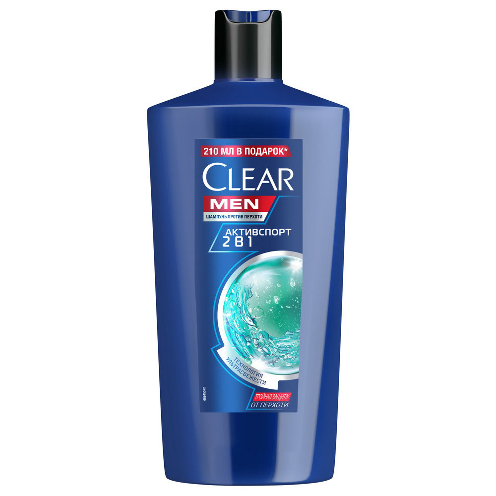 

Шампунь Clear Men Активспорт 2 в 1 против перхоти 610 мл