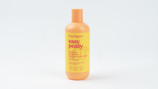 Бальзам для волос Miss Organic Easy Peasy гладкость, питание и легкое расчесывание