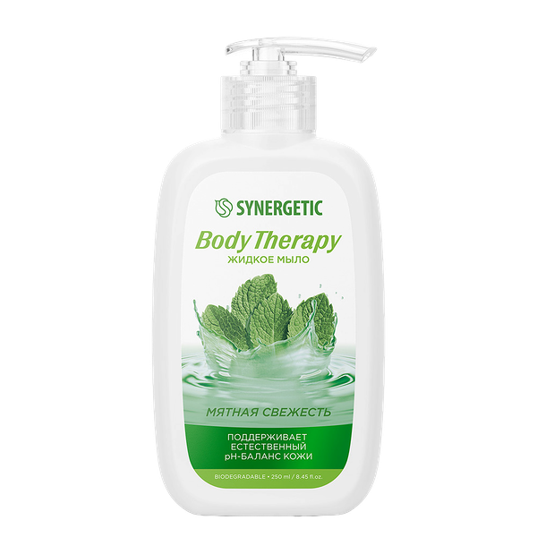 Мыло Synergetic Body Therapy Мятная свежесть жидкое 250 мл