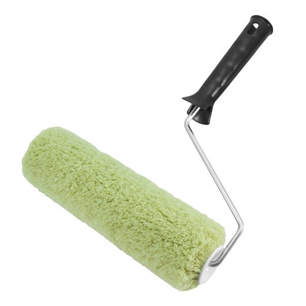 Валик DECOR Black Edition, полиакрил, диаметр 42 мм, ширина 180 мм, ворс 18 мм, зеленый