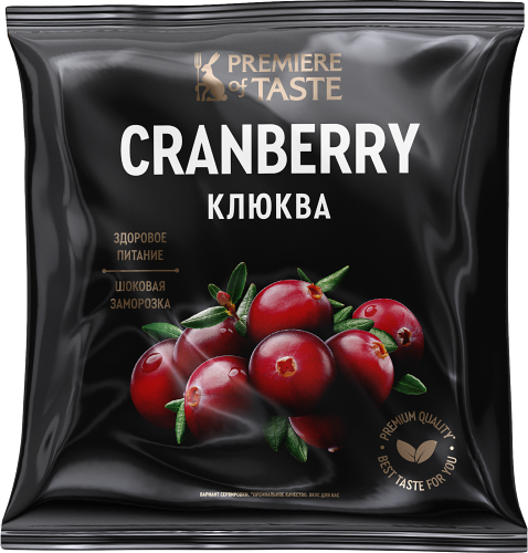 Клюква Premiere Of Taste садовая быстрозамороженная 300 г