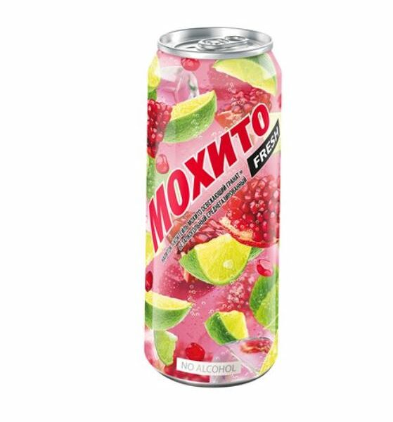 Напиток Мохито Fresh гранат газированный 450мл