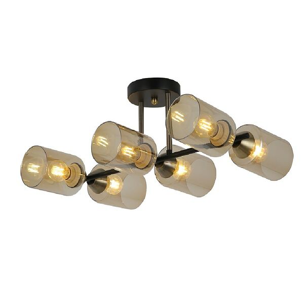 Люстра Freya Glow, E27, 60 Вт, черный