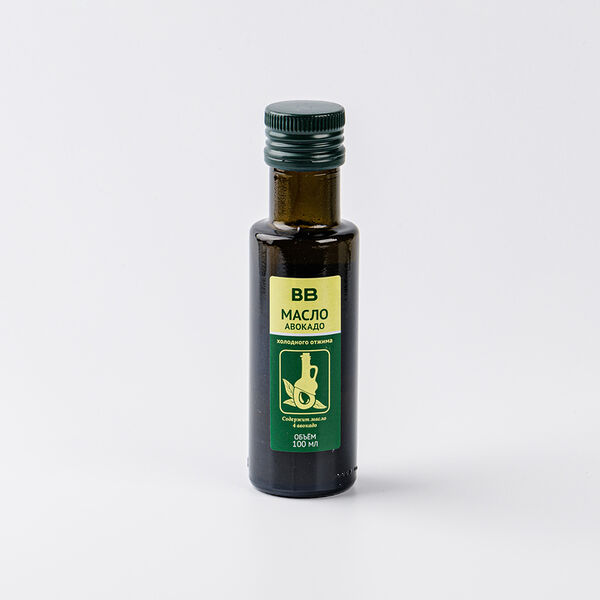 Масло авокадо пищевое ВкусВилл холодного отжима 100 мл