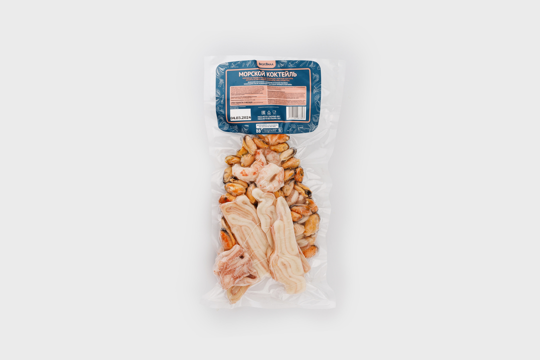 

Морской коктейль замороженный, 400 г(Продукт замороженный)