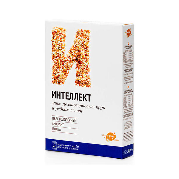 Крупяная смесь полбы, овса и амаранта, 350 г Интеллект  Образ жизни Алтая