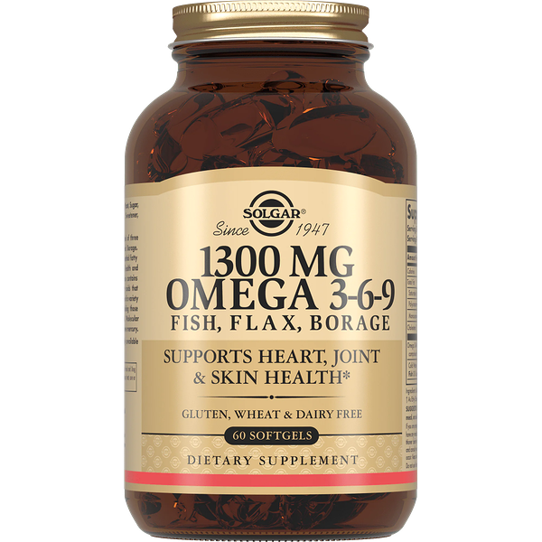Solgar Комплекс жирных кислот Омега 3-6-9  капсулы 60 шт 