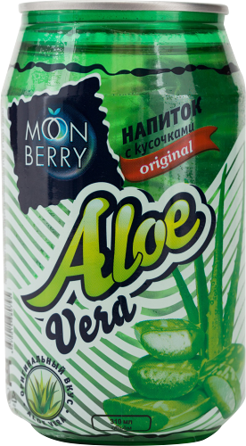 Напиток Moon Berry Оригинал с кусочками алоэ 310 мл