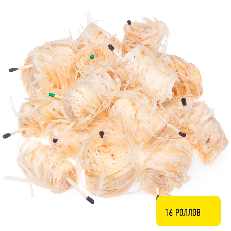 

Набор для разведения огня Forester супер-роллы 16 шт.