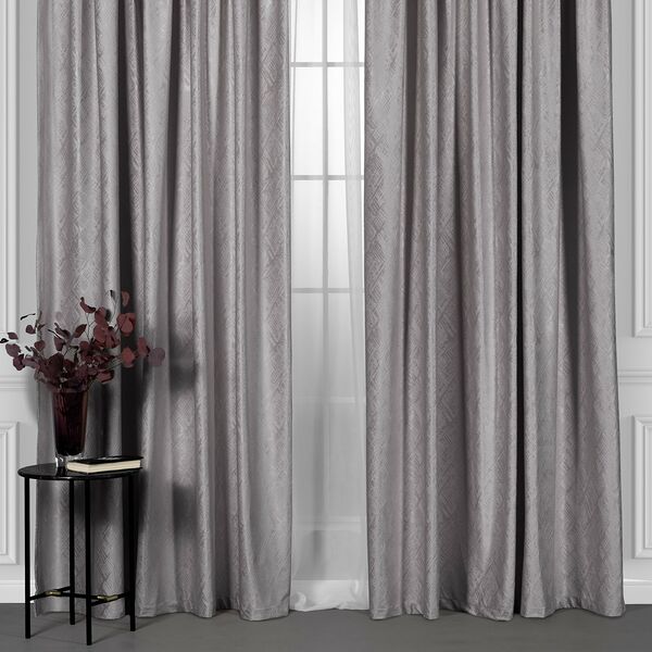 Штора на ленте Daily by T Венуа, 200х270 см, полиэстер, серый