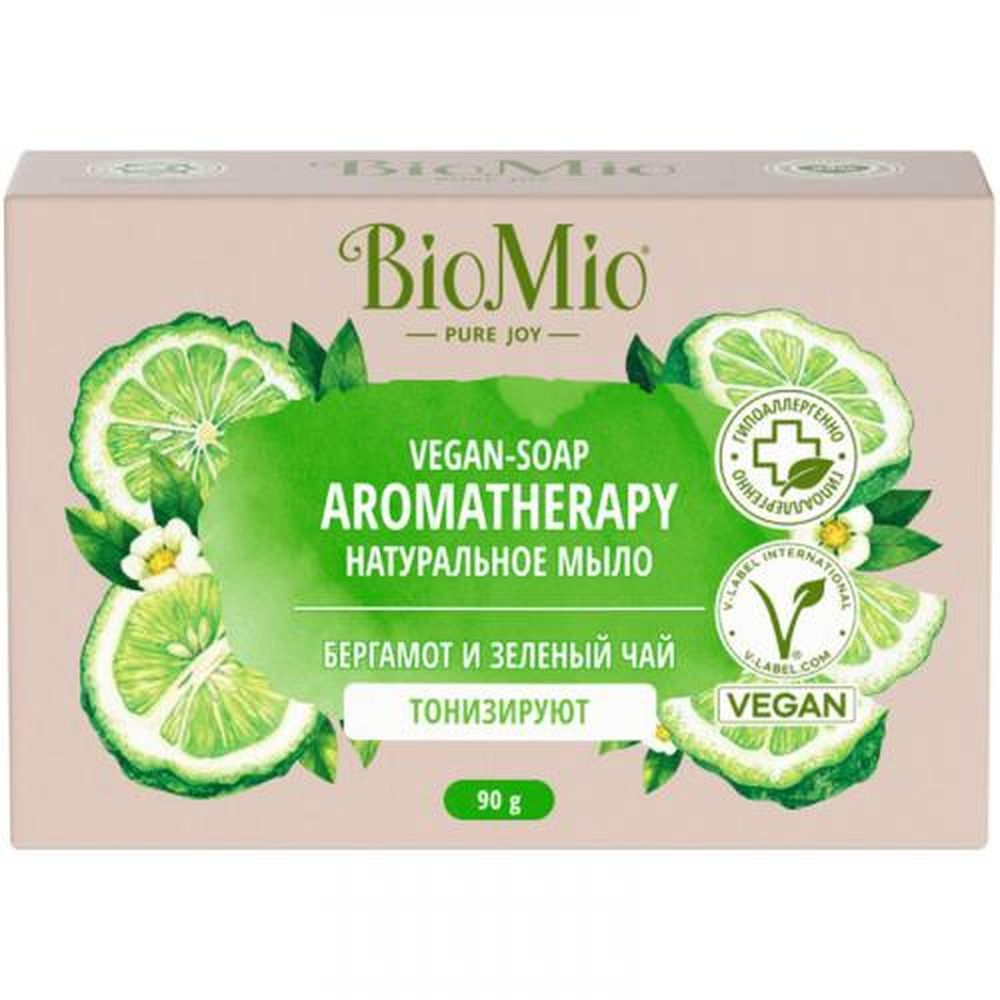 

Мыло BioMio Aromatherapy бергамот и зеленый чай натуральное 90 г