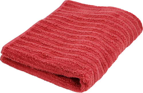

Полотенце Homeclub Zero Twist 50x80 см, бордовое, волна