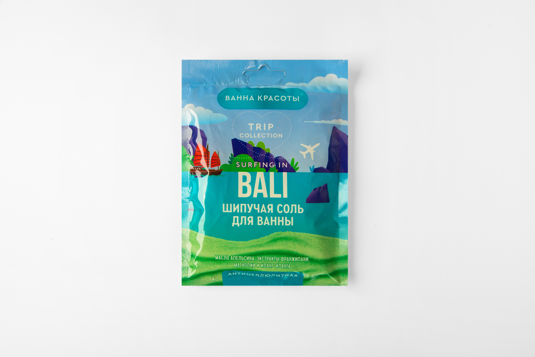 

Соль для ванны шипучая "Антицеллюлитная"