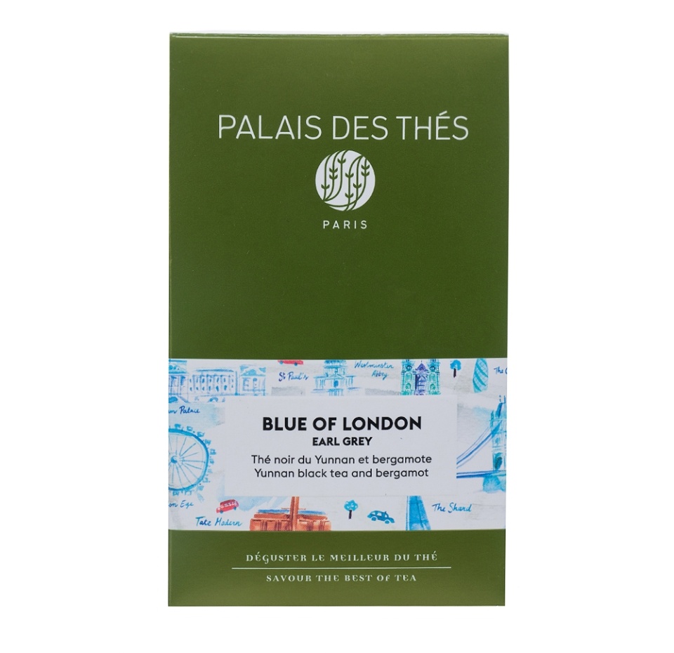 

Чай черный Palais Des Thes Лондон Блю 20х2 г в муслиновых пакетах, Франция