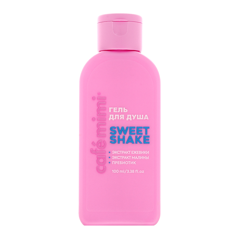 

Гель для душа Cafe Mimi Sweet Shake с экстрактом ежевики, малины и пребиотиком 100 мл