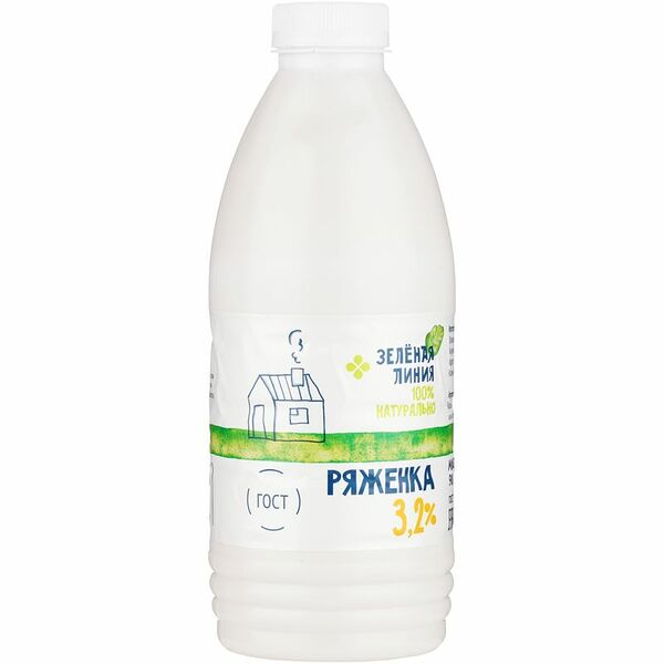 Ряженка 3.2% Зелёная Линия