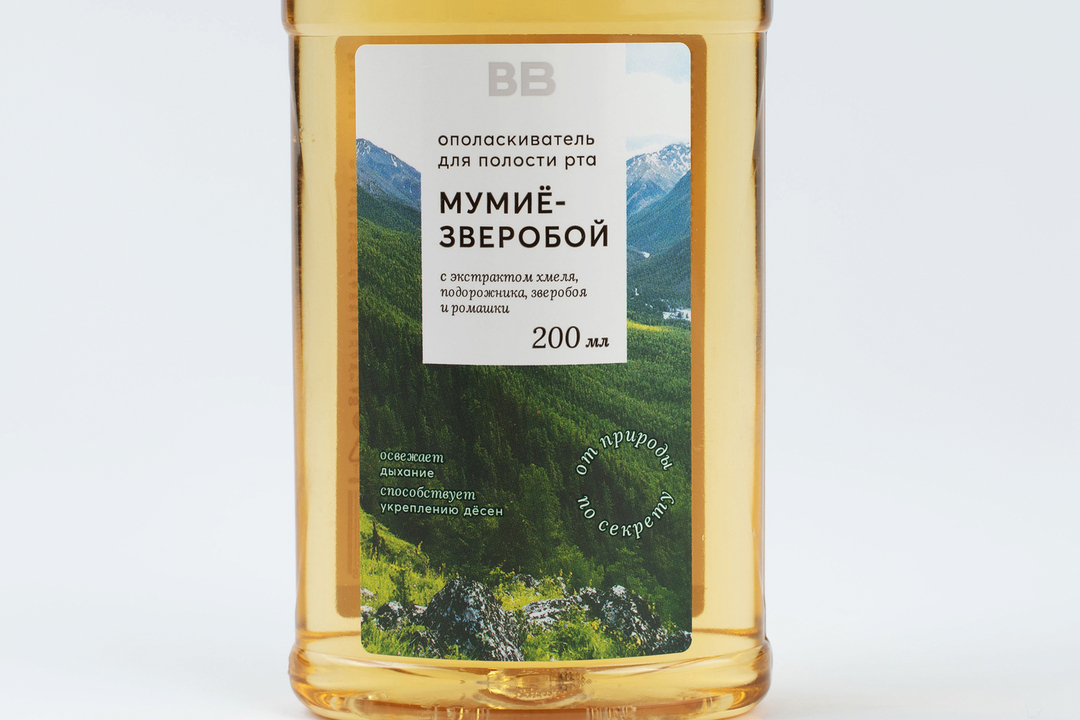 

Ополаскиватель для полости рта "Мумие-Зверобой"