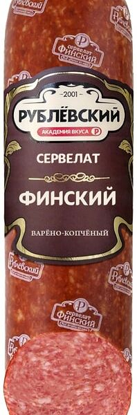 Колбаса Рублевский Сервелат Финский варено-копченый 300г