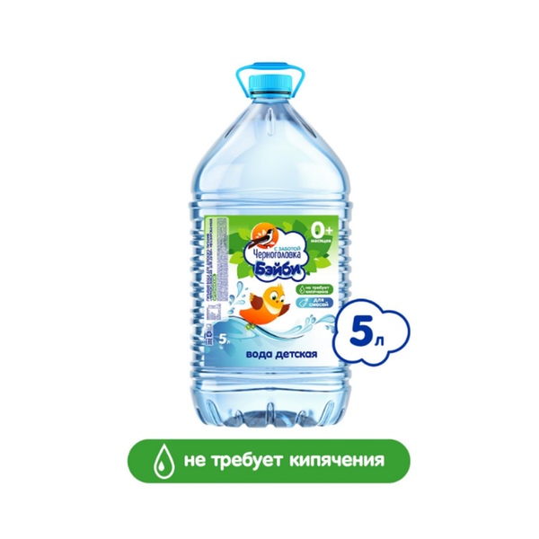 Вода детская Черноголовка Бэйби негазированная 5л
