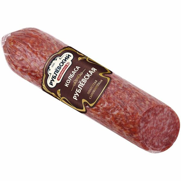 Колбаса сырокопчёная Рублёвский Рублёвская 1 сорт, 270г