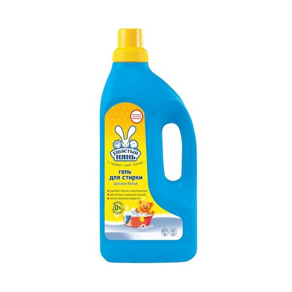 Гель для стирки детского белья Ушастый нянь 1200 мл